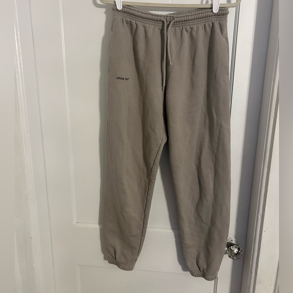 White Fox Boutique Tan Jogger Pants - Picture 5 of 6